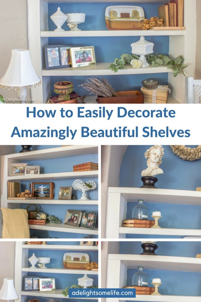 How to Easily Decorate Amazingly Beautiful Shelves