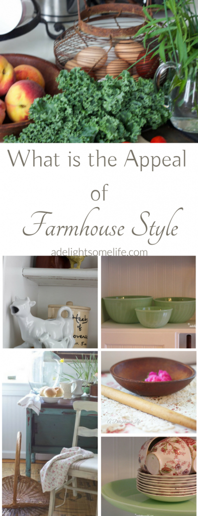 What is the appeal of Farmhouse style? I share my thoughts and would love to know what you think?