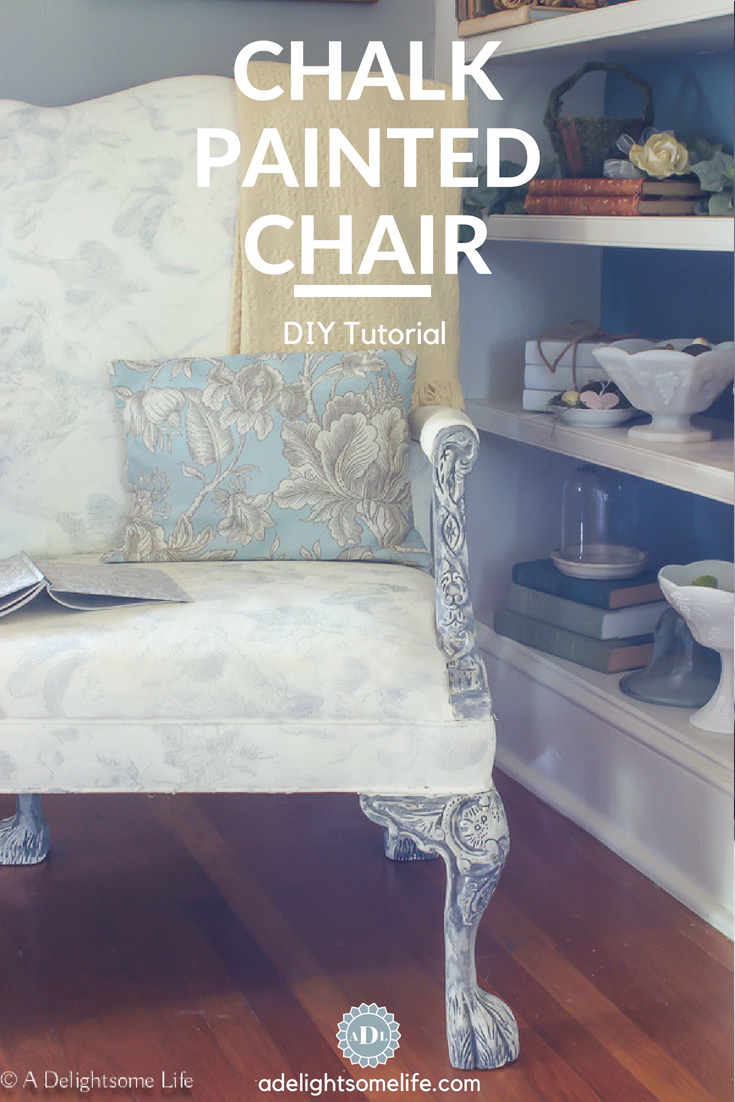 chalk painted chair tutorial