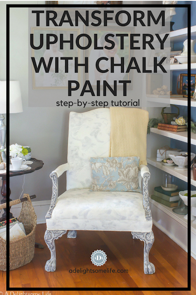 An Easy How to Paint Upholstery Fabric Tutorial
