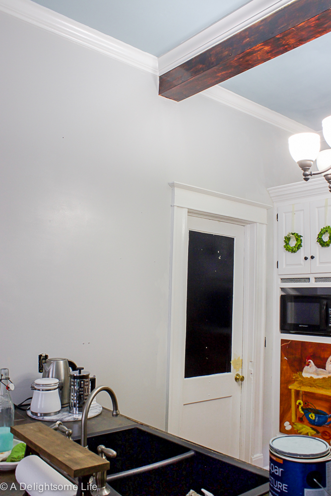 painted walls in kitchen