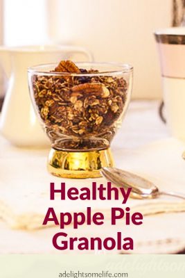How to Make Healthy Apple Pie Granola