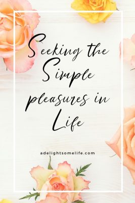 Seeking the Simple Pleasures in Life